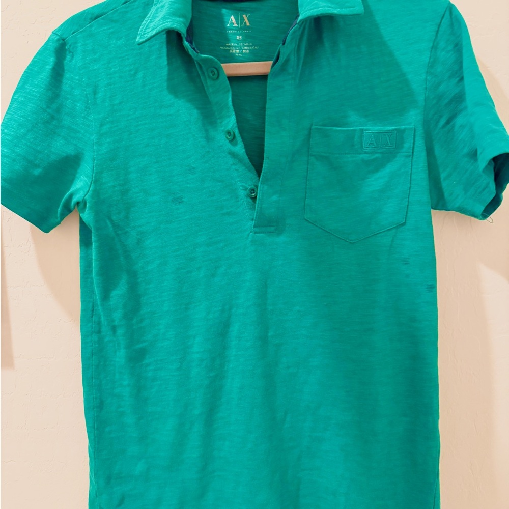 A|X Green Polo Shirt